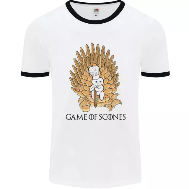 Game of Scones Funny Movie Parody GOT Mens Ringer T-Shirt