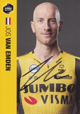 AUTOGRAMMFOTO,TEAM JUMBOVISMA 2019,SIGNIERT Jos Van Emden EUR 2,00