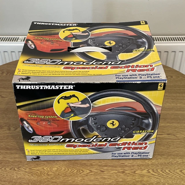 THRUSTMASTER 360 FERRARI Modena Special Edition PS1 & PS2 Racing