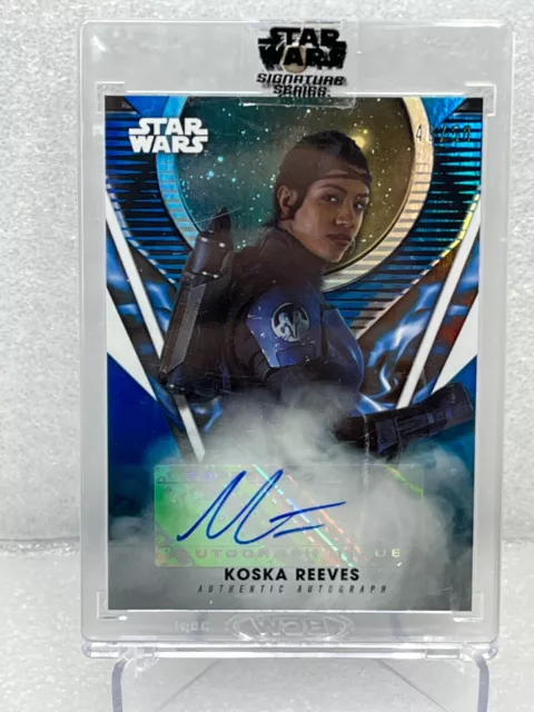 2023 Topps Star Wars Sign Series Auto #AMV Mercedes Varnado - Koska Reeves 49/50