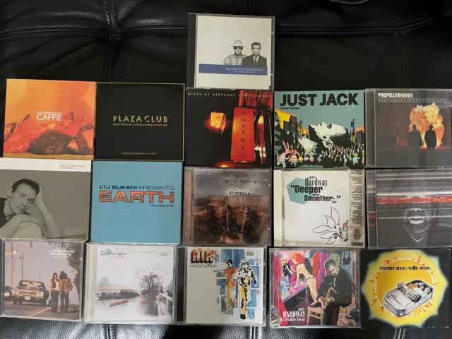 Lot Of 16 Cd Various Electro Lounge Dance