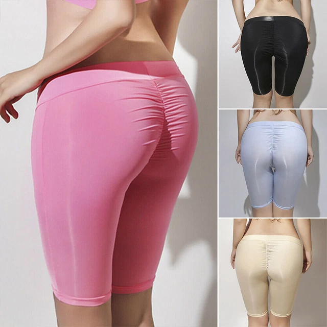 Mutandine donna lucide lucide biancheria intima lingerie sexy sheer boyshort bodycon