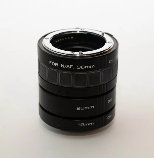 Kenko DG Nikon AF Extension Tubes Set (36mm 20mm 12mm)