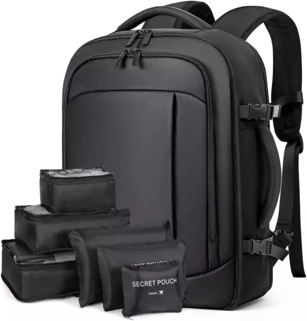 Handgepäck Flugzeug Für Herren Damen, 17 Zoll Laptop Rucksack Reiserucksack, 40L