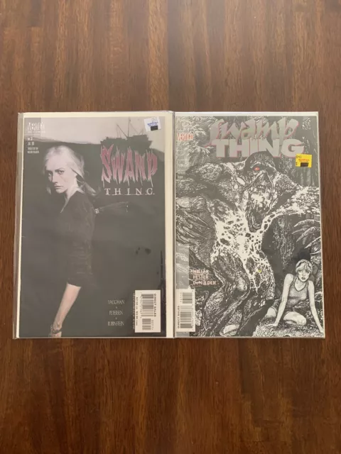 Two issues of Swamp Thing, DC Comics/Vertigo