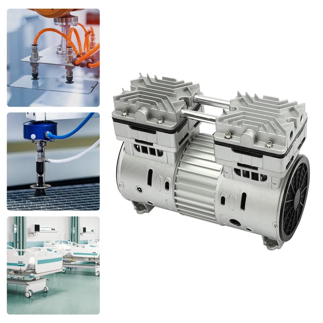 750W Kompressor öLfreies Flüsterkompressor Luftkompressor 8 Bar 125L/min Druckluftausstoß Kompressoraggregat Leiser Silent compressor für Werkstatt 750W Kompressor öLfreies Flüsterkompressor Luftkompressor 8 Bar 125L/min Druckluftausstoß Kompressoraggregat Leiser Silent compressor für Werkstatt