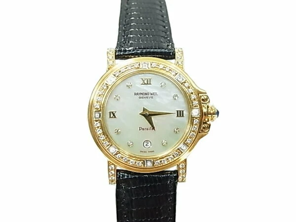 RAYMOND WEIL Parsifal Ladies 750 Diamond Analog Watch used Excellent RAYMOND WEIL Parsifal Ladies 750 Diamond Analog Watch used Excellent