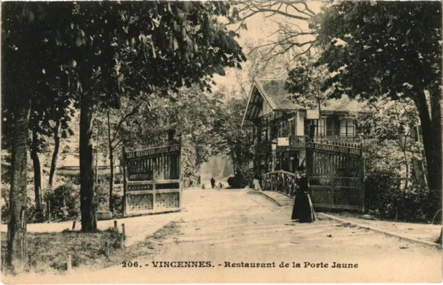 CPA Vincennes Restaurant de la Porte Jaune (1347224)