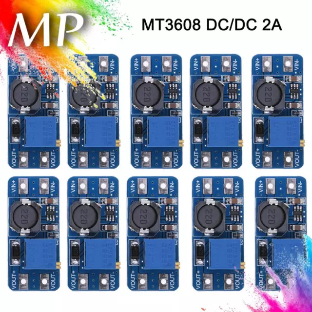 MT3608 2A Step-Up Boost Modul DC-DC Converter Spannungswandler Arduino Raspberry