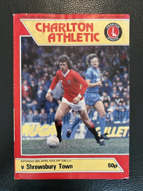 28.4.1984. Charlton Athletic v Shrewsbury Town (Div 2).