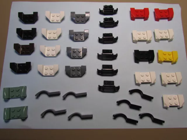 Selection Of Genuine Lego Mudguards / Wheel Arches - Car Vehicle