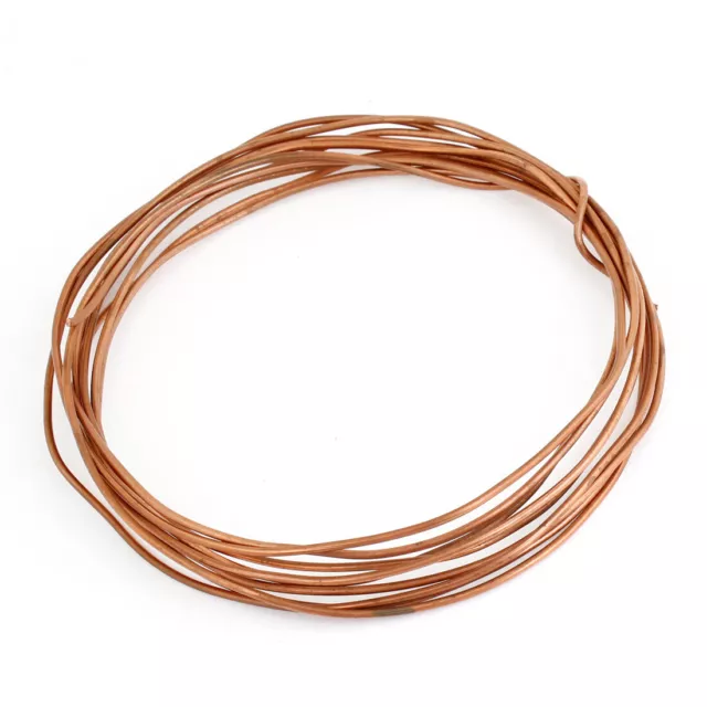 2.8 Meters Long Copper Tone Refrigeration Round Thin Pipe Tubing Coil