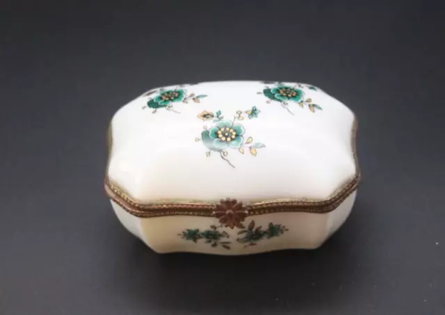 Vintage French porcelain trinket box