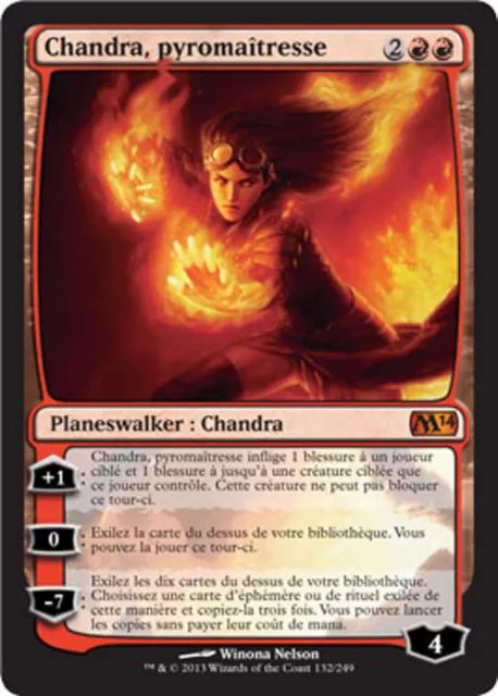 MRM ENGLISH Chandra, Pyromaster - pyromaîtresse MTG magic M10+