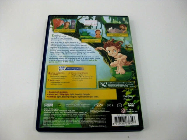 TARZAN 2 DVD Walt Disney Animation £23.74 - PicClick UK
