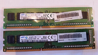 M378B5173QH0-CK0 Samsung 8GB Kit (2*4GB) PC3-12800U DDR3-1600MHz CL11 RAM 1RX8
