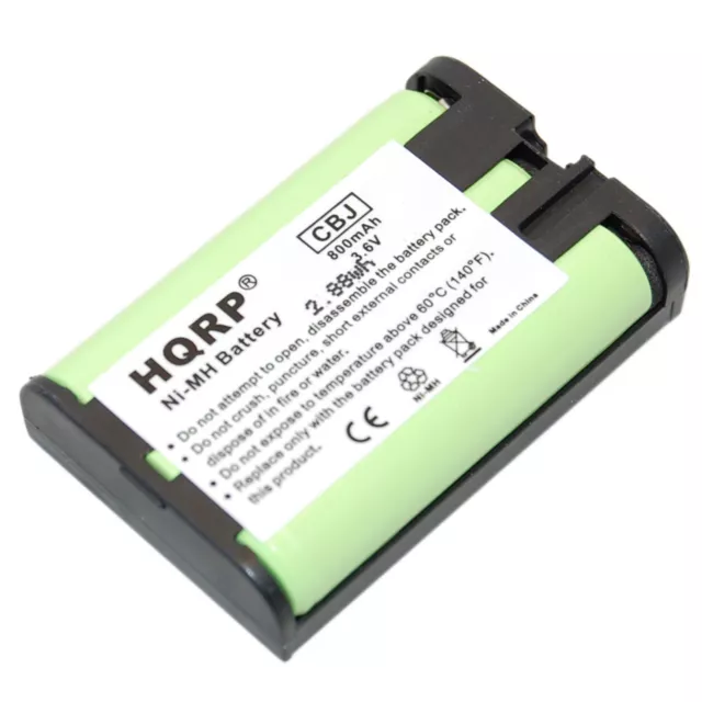 HQRP Cordless Phone Battery for Panasonic PQSUHGLA1ZA