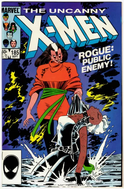 Uncanny X-Men 185 - September 1984 - High Grade - Copper Age Marvel Comics