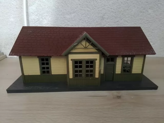 Echelle 0. Maquette Decordiorama. Station Reserve Marchandises