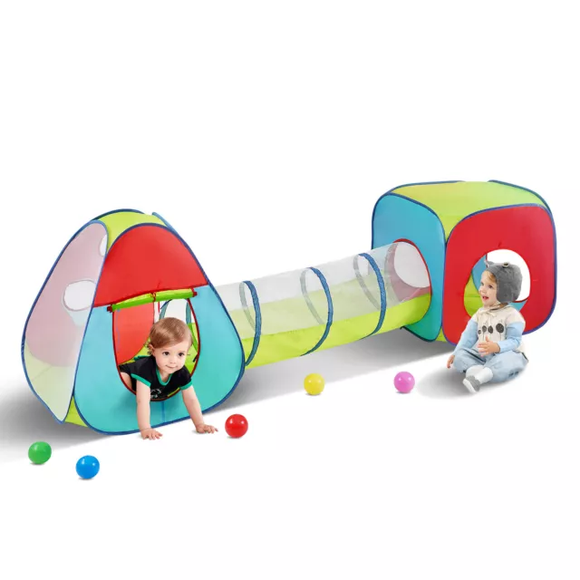 VEVOR Tienda de campaña túnel para niños pequeños, multicolor