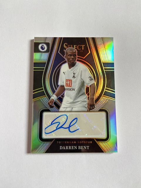 Darren Bent Prizm Auto 2022-23 Panini Select Premier League Tottenham Hotspur