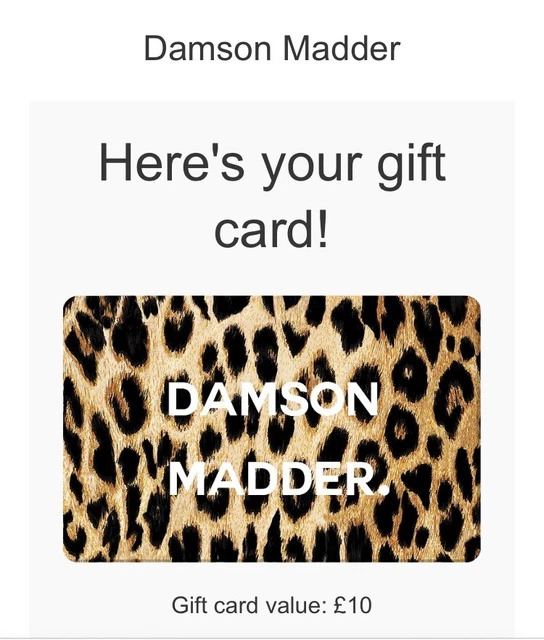 Damson Madder Gift Card