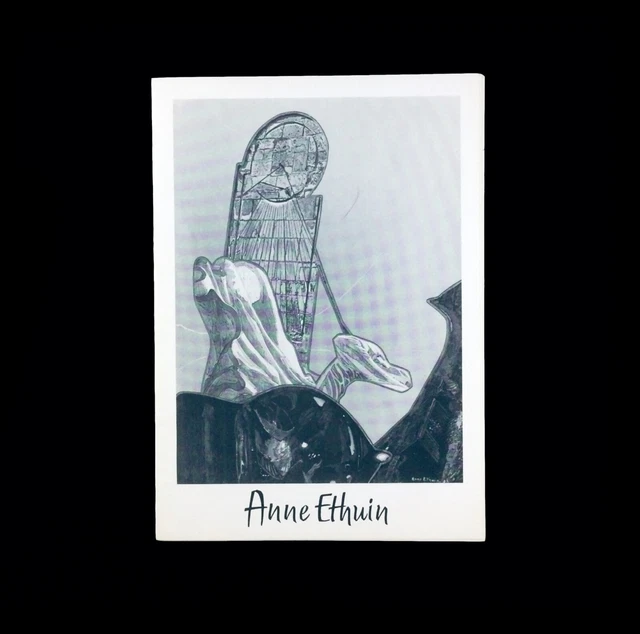 Plaquette D'exposition . Anne Ethuin, Collages Revêtus . Le Triskèle . 1980