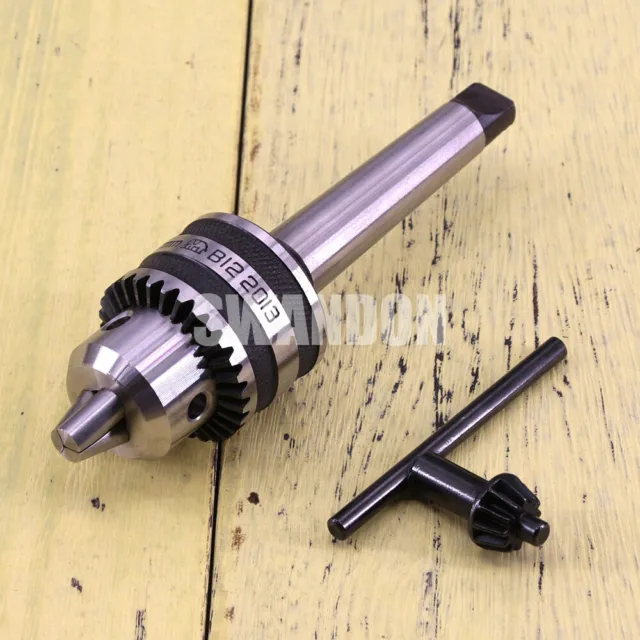 High quality Heavy Drill Chuck 1-10mm B12 with Arbor Morse Taper Shank MT2 UK