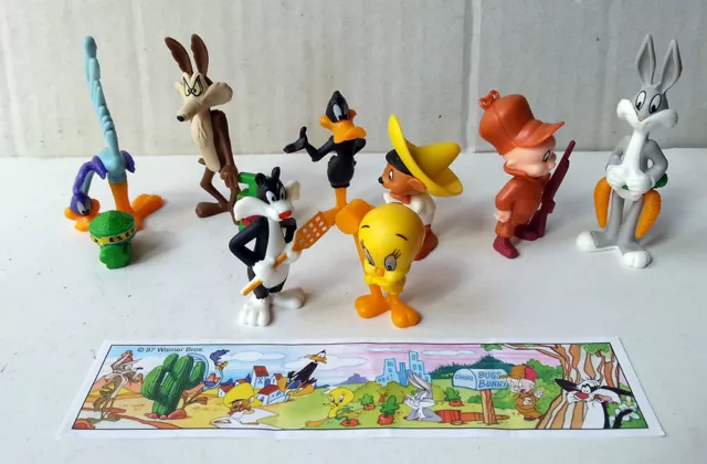 Kinder Ferrero Sorpresine Scegli Figure Serie Looney Tunes K98 Montabili Top Rar