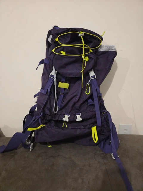 adventuridge 45l hiking backpack ADVENTURIDGE HIKING BACKPACK 45L Waterproof With Raincover Blue. £31.86