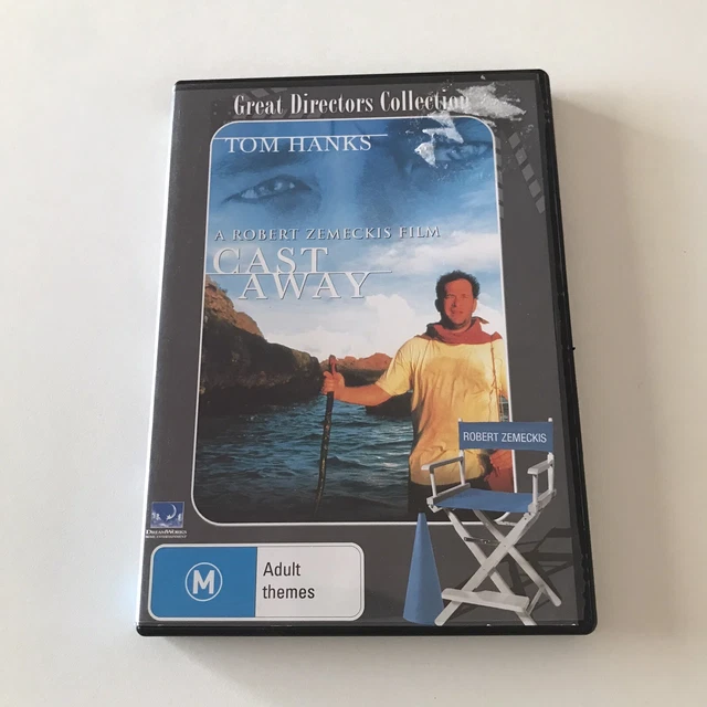 CAST AWAY DVD Region 4 PAL Movie Tom Hanks Helen Hunt Wilson The