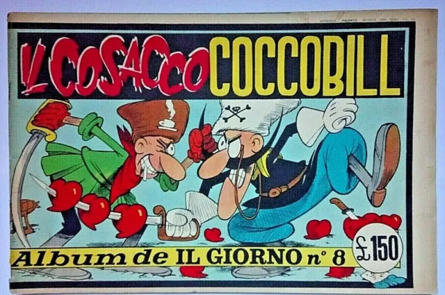 Jacovitti    Album De Il Giorno Agosto 62  N.8 Il Cosacco Coccobill