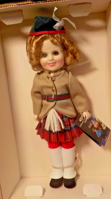 Ideal Doll Collection: Shirley Temple Dressed in a Scottish Kilt - NIB - 12"
