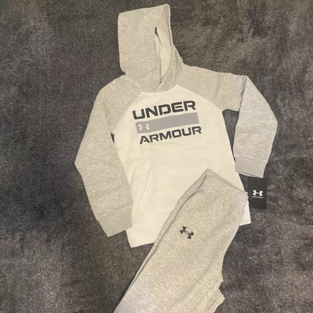 Boys Size 7 Under Armour Set Hoodie/pants