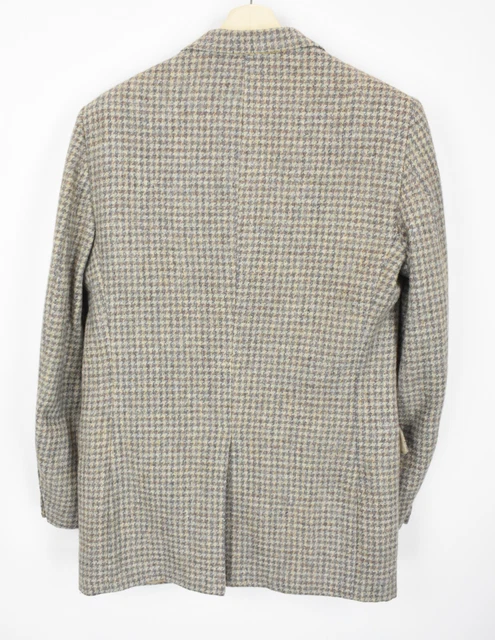 Harris Tweed Giacca Uomo ~ Medio Lana Mezza Foderato con Motivo 2 Bottoni 2