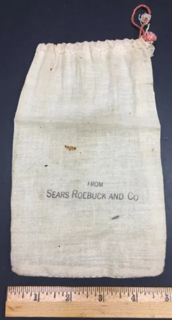 Antique Vintage Sears and Roebuck Co Cloth Store Gift Bag