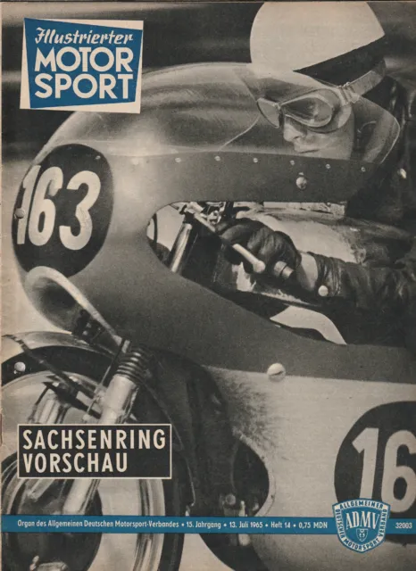Illustrierter Motorsport IMS 14 / 1965 DDR NSU Prinz 1000 L Sören Dons Triumph