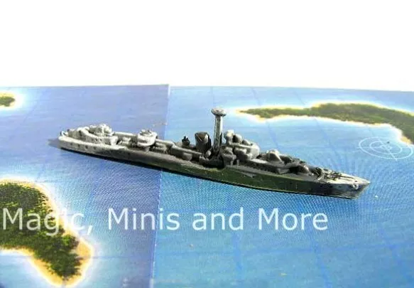 Flank Speed ~ HMS SAUMAREZ #8 War at Sea miniature Axis Allies Naval Battles