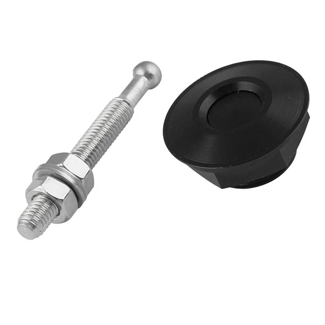2 PCS/Set Serrure De Capot Moteur En Alliage D'aluminium Auto