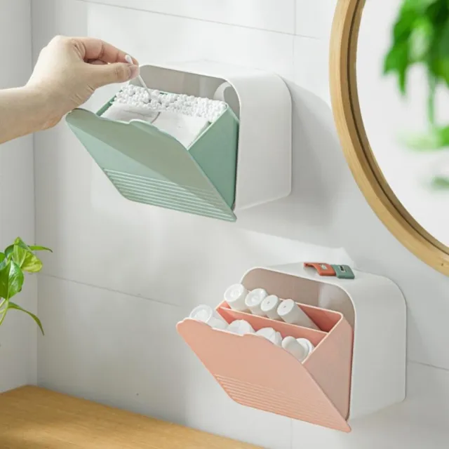 Dustproof Napkin Organizer Wall-mounted Wet Tissue Box Storage Holder  Bathroom