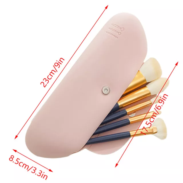 Travel Makeup Brush Holder Silicon Bag Portable Waterproof Cosmetic Case 3