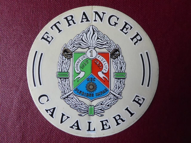 GALON 1° REC Capitaine LÉGION ÉTRANGÈRE GRADE SCRATCH CAVALERIE UNIFORME EUR 9,99 - FR