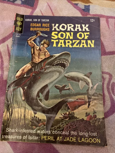 Korak Son of Tarzan 16 Gold Key Comic damaged