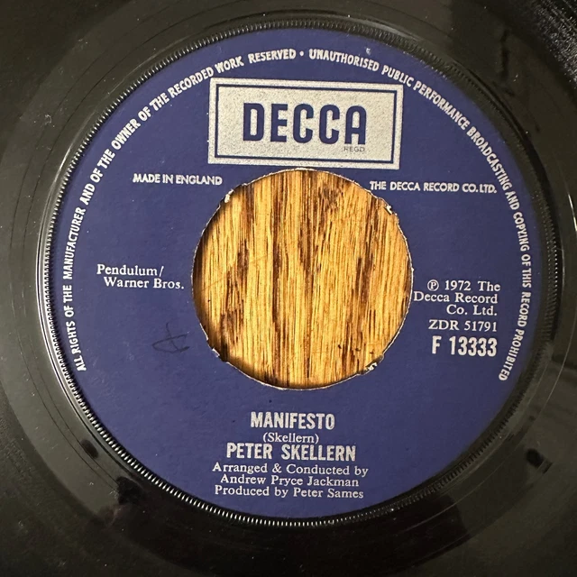 PETER SKELLERN YOU'RE A Lady 1972 UK 7