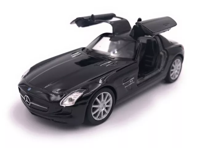 Mercedes SLS AMG Modellauto Auto LIZENZPRODUKT 1:34-1:39 verschiedene Farben