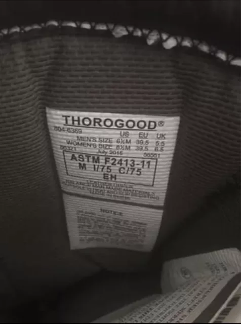 Thorogood Hellfire Boots 6.5M