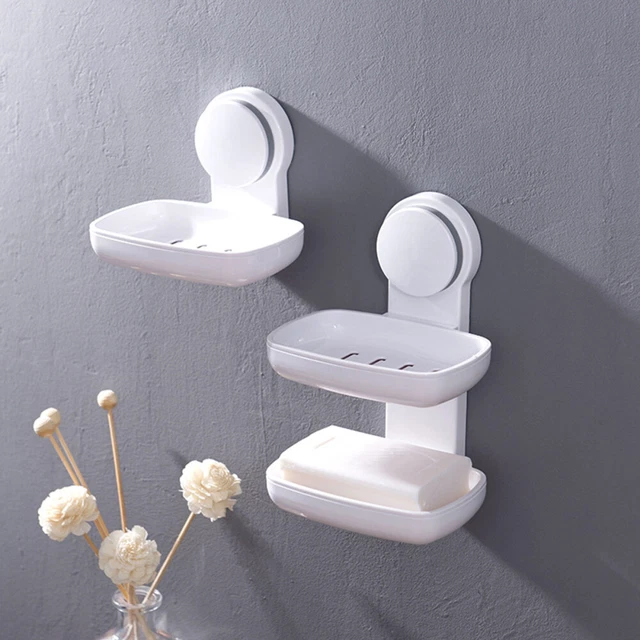 Soporte de bañera de jabón ventosa protector de jabón para ducha baño y fregadero
