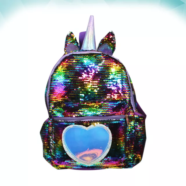 Large Reversible Sequin Glitter Backpack for Girls