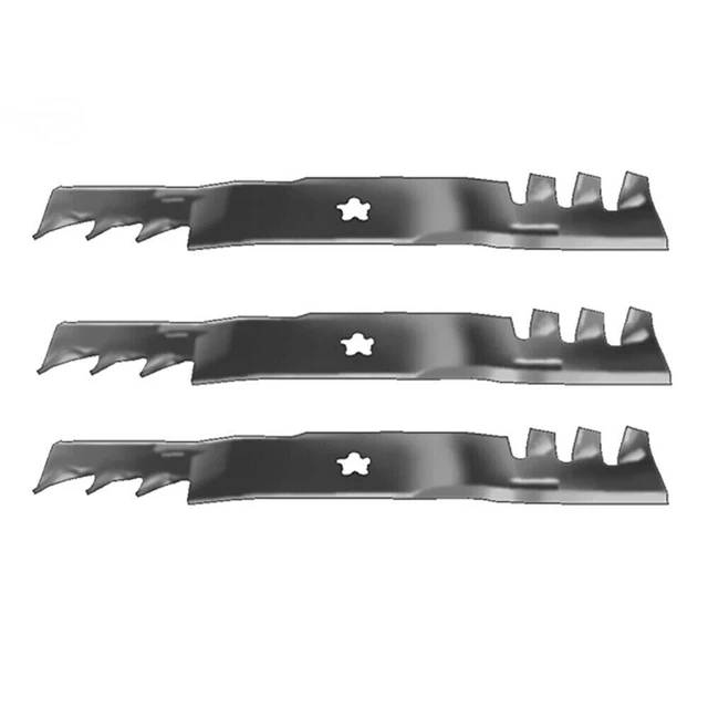 Mulching Blades 3pc for 48in Deck Lawn Mower Craftsman Poulan Fits Husqvarna 180