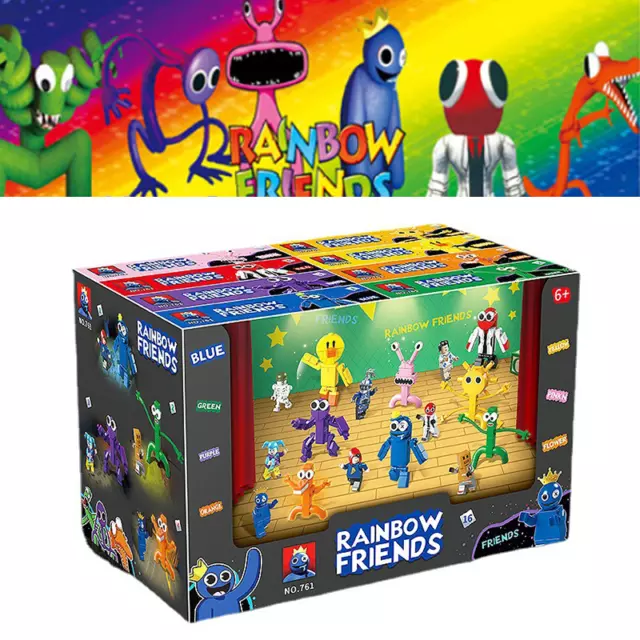 rainbow friends building blocks kit rainbow friends roblox monster doll  toys models DIY mini building blocks toys gifts for kids and adults :  : Toys